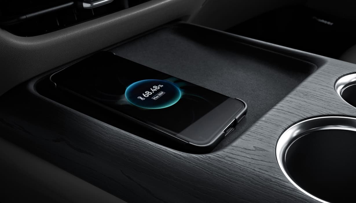 Cargador de telefono inalambrico de 15W.